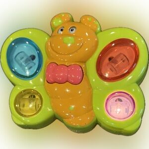 Vintage Redbox Musical Light-Up Butterfly Play Toy for Girl's & Boy's Toddlers